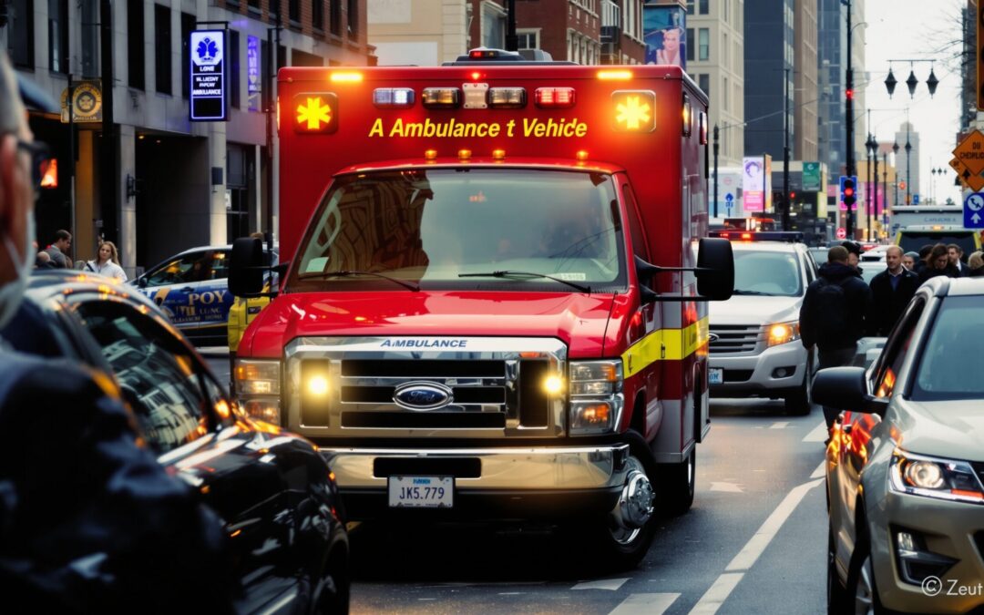 ambulance véhicule prioritaire