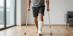 Peut-on marcher avec une jambe cassée ?